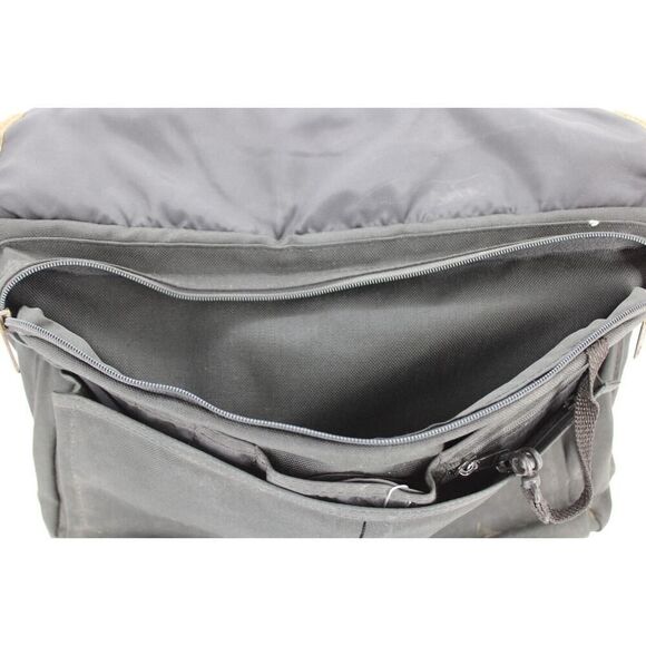 Vintage L. L. Bean Nylon/Leather Trim Laptop Messenger Briefcase Bag - Picture 14 of 16